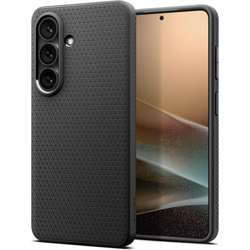 Spigen Liquid Air Coque Compatible avec Samsung Galaxy S26 Plus - Noir Mat