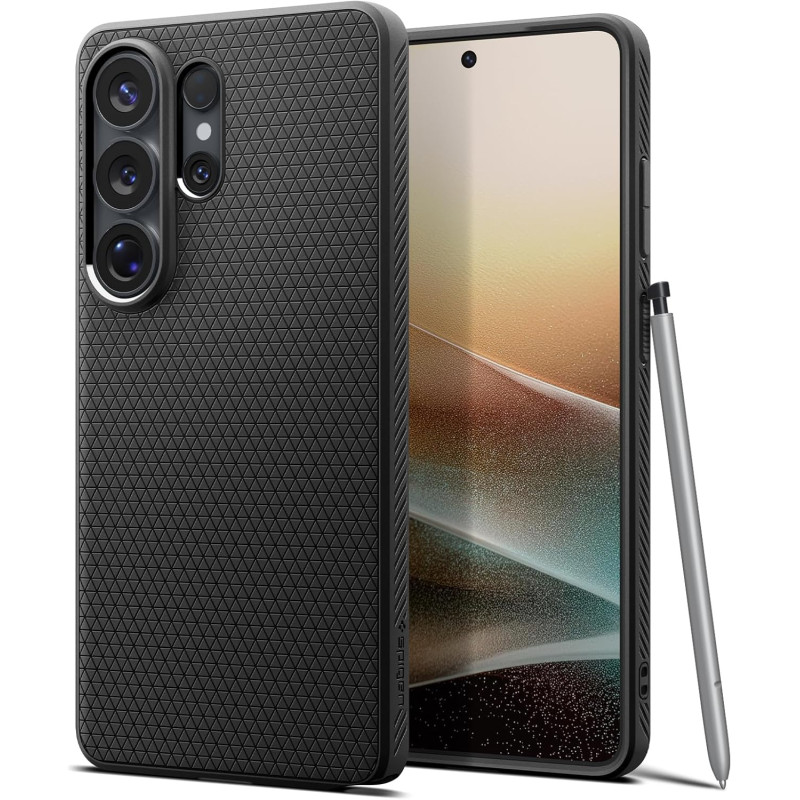 Spigen Liquid Air Coque Compatible avec Samsung Galaxy S26 Ultra - Noir Mat