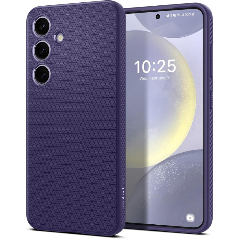 Spigen Liquid Air Coque Compatible avec Galaxy S24 - Violet Foncé