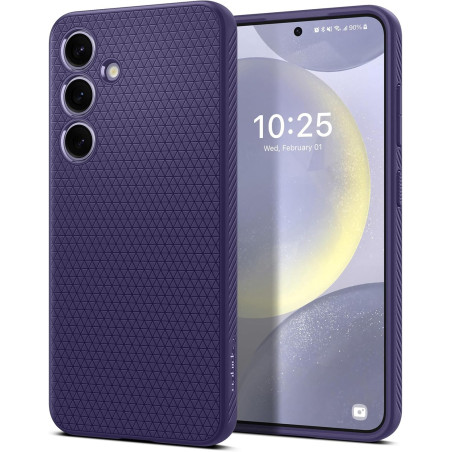 Spigen Liquid Air Coque Compatible avec Galaxy S24 - Violet Foncé