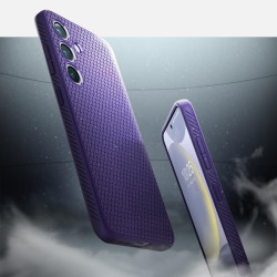 Spigen Liquid Air Coque Compatible avec Galaxy S24 - Violet Foncé