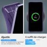 Spigen Liquid Air Coque Compatible avec Galaxy S24 - Violet Foncé