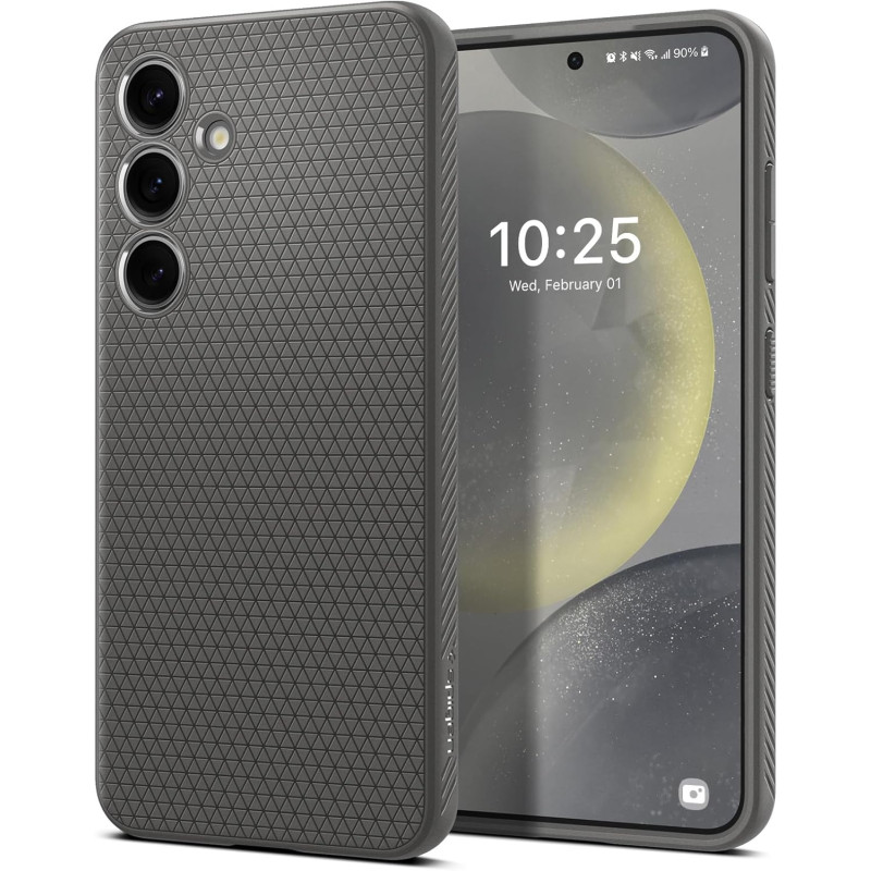 Spigen Liquid Air Coque Compatible avec Galaxy S24 - Gris