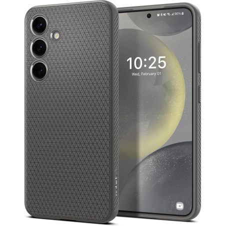 Spigen Liquid Air Coque Compatible avec Galaxy S24 - Gris