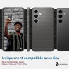 Spigen Liquid Air Coque Compatible avec Galaxy S24 - Gris