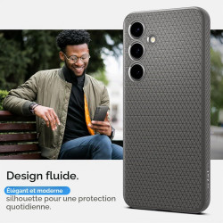 Spigen Liquid Air Coque Compatible avec Galaxy S24 - Gris