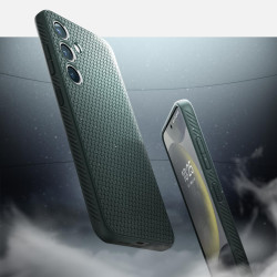 Spigen Liquid Air Coque Compatible avec Galaxy S24 - Vert | Technologie à coussin d'air