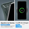 Spigen Liquid Air Coque Compatible avec Galaxy S24 - Vert | Technologie à coussin d'air