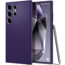 Spigen Liquid Air Coque Compatible avec Samsung Galaxy S24 Ultra 5G - Violet Foncé