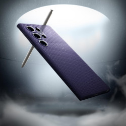 Spigen Liquid Air Coque Compatible avec Samsung Galaxy S24 Ultra 5G - Violet Foncé