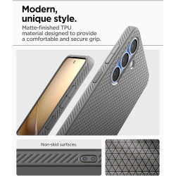 Spigen Liquid Air Coque Compatible avec Samsung Galaxy S25 - Gris