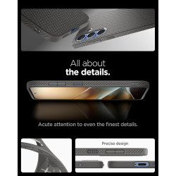 Spigen Liquid Air Coque Compatible avec Samsung Galaxy S25 - Gris
