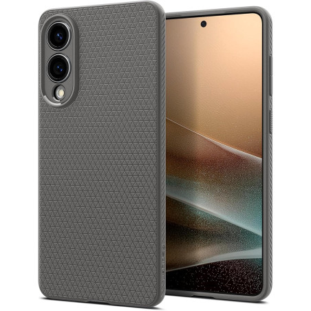 Spigen Liquid Air Coque Compatible avec Samsung Galaxy S25 Edge - Gris