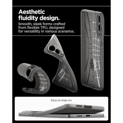 Spigen Liquid Air Coque Compatible avec Samsung Galaxy S25 Edge - Gris