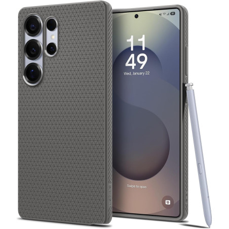 Spigen Liquid Air Coque Compatible avec Samsung Galaxy S25 Ultra - Gris