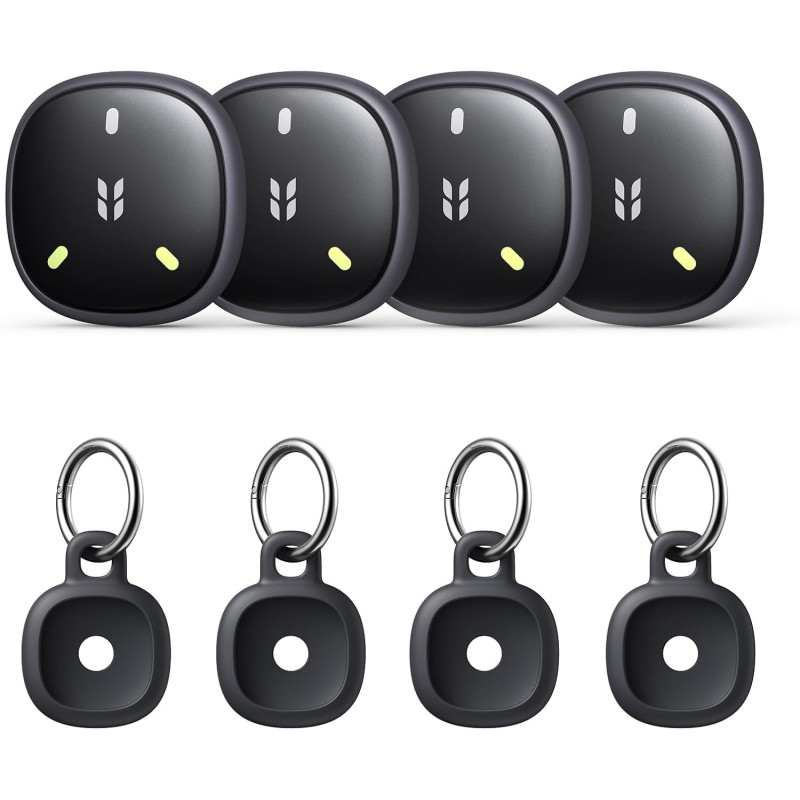 Ugreen finetrack mini 2 finder tag 110db fluorescence ip68 ios uniquement | fonctionne avec find my, 7 ans batterie, localisateu