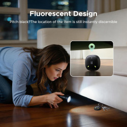 Ugreen finetrack mini 2 finder tag 110db fluorescence ip68 ios uniquement | fonctionne avec find my, 7 ans batterie, localisateu