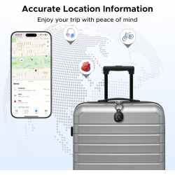 Ugreen finetrack mini 2 finder tag 110db fluorescence ip68 ios uniquement | fonctionne avec find my, 7 ans batterie, localisateu