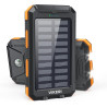 Vikeri chargeur solaire 26800 mah, batterie externe solaire etanche, port usb-c pour une charge rapide, batterie solaire avec 4 