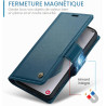 Coque pour Samsung Galaxy S21 5G, Housse Premium en Cuir PU, RFID Protection, Portefeuille Rabat Case, Porte Cartes et Fonction 