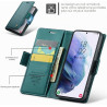 Coque pour Samsung Galaxy S21 5G, Housse Premium en Cuir PU, RFID Protection, Portefeuille Rabat Case, Porte Cartes et Fonction 