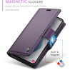Coque pour Samsung Galaxy S21 5G, Housse Premium en Cuir PU, RFID Protection, Portefeuille Rabat Case, Porte Cartes et Fonction 