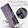 Coque pour Samsung Galaxy S21 5G, Housse Premium en Cuir PU, RFID Protection, Portefeuille Rabat Case, Porte Cartes et Fonction 