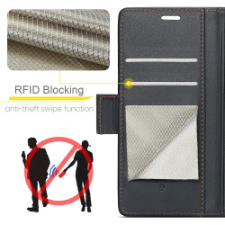 Coque pour Google Pixel 7A, Housse Premium en Cuir PU, RFID Protection, Portefeuille Rabat Case, Porte Cartes et Fonction Suppor