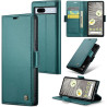Coque pour Google Pixel 7A, Housse Premium en Cuir PU, RFID Protection, Portefeuille Rabat Case, Porte Cartes et Fonction Suppor