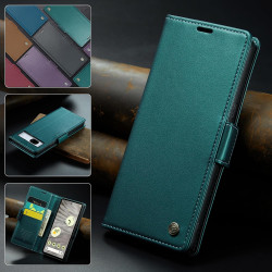 Coque pour Google Pixel 7A, Housse Premium en Cuir PU, RFID Protection, Portefeuille Rabat Case, Porte Cartes et Fonction Suppor
