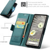 Coque pour Google Pixel 7A, Housse Premium en Cuir PU, RFID Protection, Portefeuille Rabat Case, Porte Cartes et Fonction Suppor