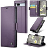 Coque pour Google Pixel 7A, Housse Premium en Cuir PU, RFID Protection, Portefeuille Rabat Case, Porte Cartes et Fonction Suppor