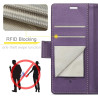 Coque pour Google Pixel 7A, Housse Premium en Cuir PU, RFID Protection, Portefeuille Rabat Case, Porte Cartes et Fonction Suppor