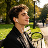 Ecouteurs Intra Auriculaires pour iPhone 12,Ecouteur Filaire HiFi avec Isolant de Bruit Support Micro et Contrôle du Volume pour