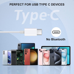 Lot de 2 Écouteurs Filaires USB-C Intra-Auriculaires pour iPhone et Samsung | Couleur blanc, version 2026 améliorée, son Hi-Fi s