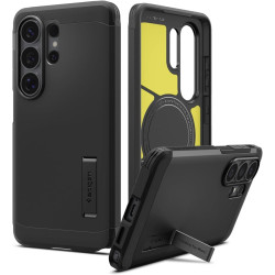 Spigen Tough Armor MagFit Coque Compatible avec Samsung Galaxy S26 Ultra - Noir