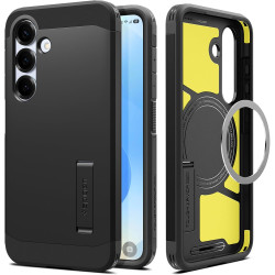 Spigen Tough Armor(AI) MagFit Coque Compatible avec Samsung Galaxy S25 Plus - Noir