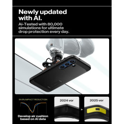 Spigen Tough Armor(AI) MagFit Coque Compatible avec Samsung Galaxy S25 Plus - Noir
