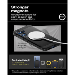 Spigen Tough Armor(AI) MagFit Coque Compatible avec Samsung Galaxy S25 Plus - Noir