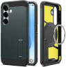 Spigen Tough Armor(AI) MagFit Coque Compatible avec Samsung Galaxy S25 Plus - Vert