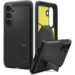 Spigen Tough Armor MagFit Coque Compatible avec Samsung Galaxy S26 - Noir