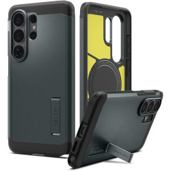 Spigen Tough Armor MagFit Coque Compatible avec Samsung Galaxy S26 Ultra - Vert