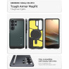 Spigen Tough Armor MagFit Coque Compatible avec Samsung Galaxy S26 Ultra - Vert