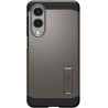 Spigen Tough Armor(AI) MagFit Coque Compatible avec Samsung Galaxy S25 Edge - Gunmetal