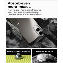 Spigen Tough Armor(AI) MagFit Coque Compatible avec Samsung Galaxy S25 Edge - Gunmetal