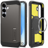Spigen Tough Armor(AI) MagFit Coque Compatible avec Samsung Galaxy S25 Plus - Gunmetal