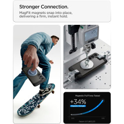 Spigen Tough Armor MagFit Coque Compatible avec Samsung Galaxy S26 Plus - Gunmetal
