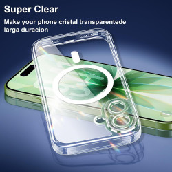 Yohii Magnétique Coque pour iPhone 17 avec 1 Verres Trempés et Cordon, Compatible avec MagSafe [Protection Caméra] Anti Rayures 
