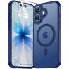 Yohii Magnétique Coque pour iPhone 17 avec 1 Verres Trempés, Compatible avec MagSafe [Protection Caméra] Anti Rayures Antichoc M