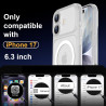 Yohii Magnétique Coque pour iPhone 17 avec 1 Verres Trempés, Compatible avec MagSafe [Protection Caméra] Anti Rayures Antichoc M